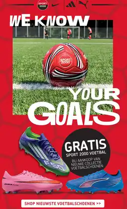 Sport 2000 Voetbalschoene aanbieding