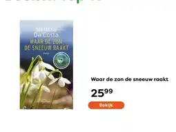 The Read Shop Waar de zon de sneeuw raakt aanbieding