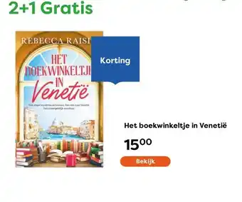 The Read Shop Het boekwinkeltje in Venetië aanbieding