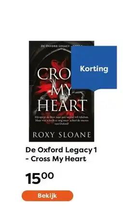 The Read Shop De Oxford Legacy 1 - Cross My Heart aanbieding
