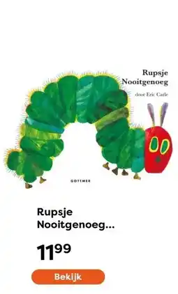 The Read Shop Rupsje Nooitgenoeg (gebonden kartonboek) aanbieding