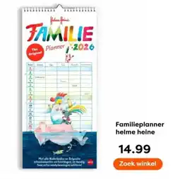 The Read Shop Familieplanner helme heine aanbieding