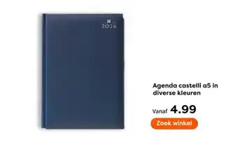 The Read Shop Agenda castelli a5 aanbieding