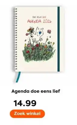 The Read Shop Agenda doe eens lief aanbieding