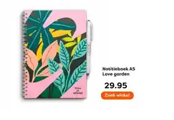 The Read Shop Notitieboek A5 Love garden aanbieding