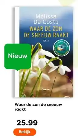 The Read Shop Waar de zon de sneeuw raakt aanbieding