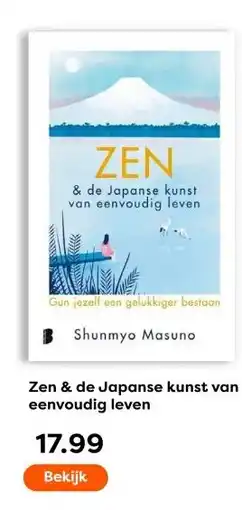 The Read Shop Zen & de Japanse kunst van eenvoudig leven aanbieding
