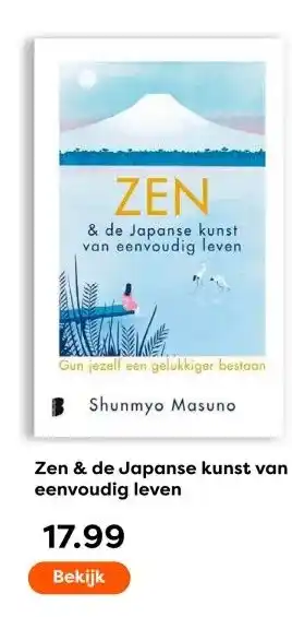 The Read Shop Zen & de Japanse kunst van eenvoudig leven aanbieding