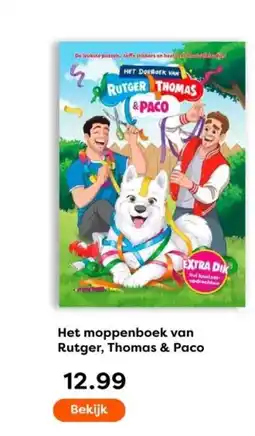 The Read Shop Het moppenboek van Rutger, Thomas & Paco aanbieding