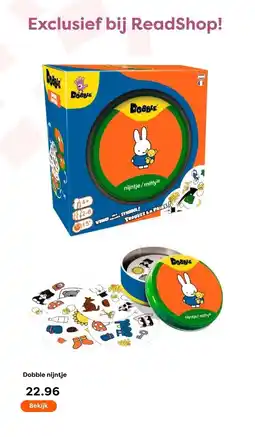 The Read Shop Dobble nijntje aanbieding