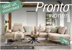 Pronto wonen Hoekbank Aziri aanbieding