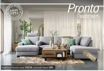 Pronto wonen Hoekbank Florance aanbieding