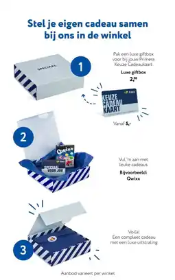 Primera Luxe giftbox aanbieding