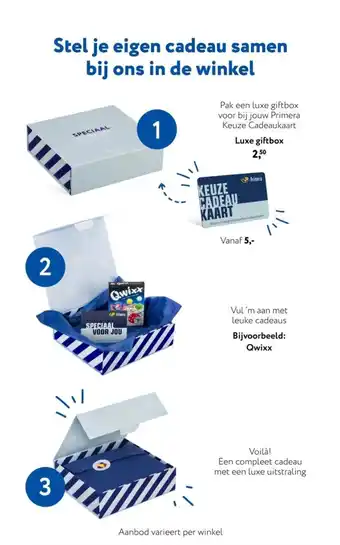 Primera Luxe giftbox aanbieding