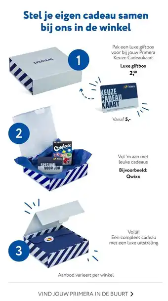Primera Luxe giftbox aanbieding