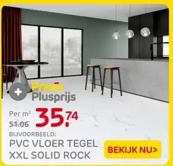 Praxis PVC VLOER TEGEL XXL SOLID ROCK aanbieding