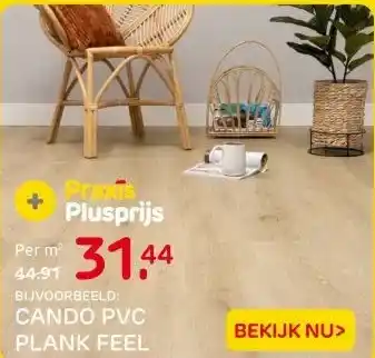 Praxis CANDO PVC PLANK FEEL aanbieding