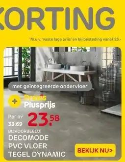 Praxis DECOMODE PVC VLOER TEGEL DYNAMIC aanbieding
