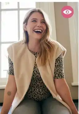 Prenatal Prénatal zwangerschapgilet korte mouwen effen beige aanbieding