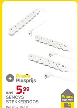 Praxis SENCYS STEKKERDOOS aanbieding