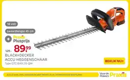 Praxis BLACK+DECKER ACCU HEGGENSCHAAR aanbieding