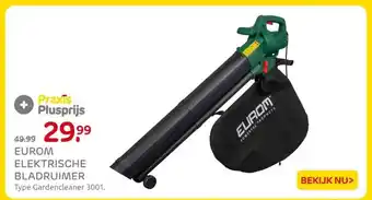 Praxis EUROM ELEKTRISCHE BLADRUIMER aanbieding