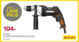 Praxis WORX KLOPBOORMACHINE WX328 aanbieding