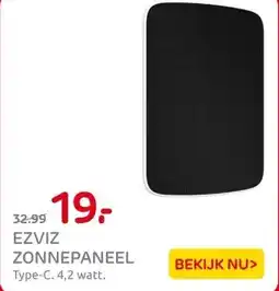 Praxis EZVIZ ZONNEPANEEL aanbieding