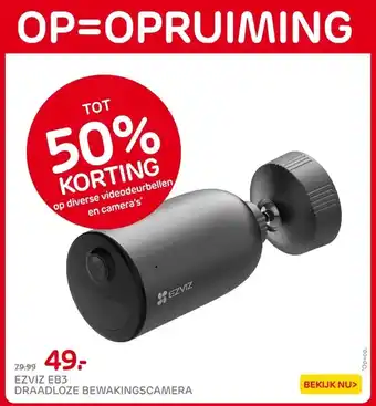 Praxis EZVIZ EB3 DRAADLOZE BEWAKINGSCAMERA aanbieding