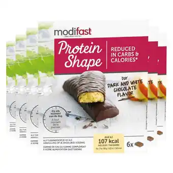 Plein.nl 6x Modifast Protein Shape Reep Pure aanbieding