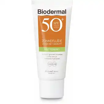 Plein.nl gratis verzending: Biodermal Zonnefluïde Gezicht aanbieding