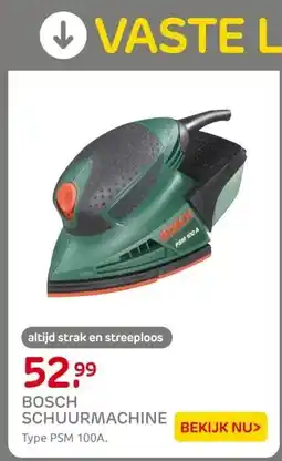 Praxis BOSCH SCHUURMACHINE aanbieding