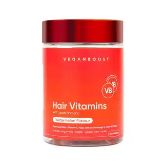 Plein.nl gratis verzending: Veganboost Hair Vitamins aanbieding