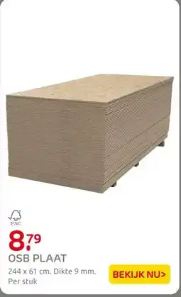 Praxis OSB PLAAT aanbieding