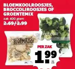 MCD Supermarkt BLOEMKOOLROOSJES, BROCCOLIROOSJES OF GROENTEMIX aanbieding