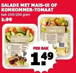 MCD Supermarkt SALADE MET MAIS-UI OF KOMKOMMER-TOMAAT aanbieding
