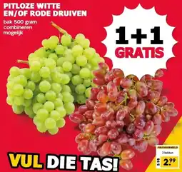 MCD Supermarkt PITLOZE WITTE EN/OF RODE DRUIVEN aanbieding