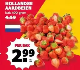 MCD Supermarkt HOLLANDSE AARDBEIEN aanbieding