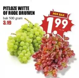 MCD Supermarkt PITLOZE WITTE OF RODE DRUIVEN aanbieding