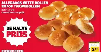 MCD Supermarkt ALLEDAAGS WITTE BOLLEN EN/OF TARWEBOLLEN aanbieding