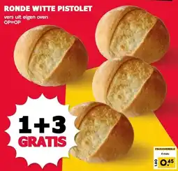 MCD Supermarkt RONDE WITTE PISTOLET aanbieding