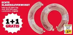 MCD Supermarkt ECHTE SLAGERSLEVERWORST aanbieding