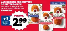 MCD Supermarkt VAN DOBBEN CROQUETTEN OF BITTERBALLEN aanbieding