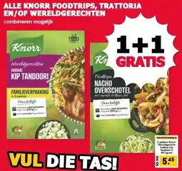 MCD Supermarkt ALLE KNORR FOODTRIPS, TRATTORIA EN/OF WERELDGERECHTEN aanbieding