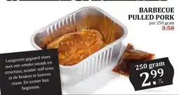 MCD Supermarkt BARBECUE PULLED PORK aanbieding