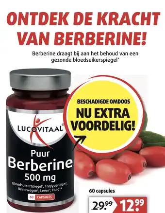 Lucovitaal ONTDEK DE KRACHT VAN BERBERINE! aanbieding