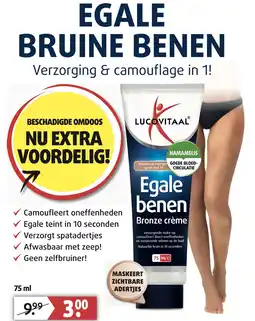 Lucovitaal EGALE BRUINE BENEN aanbieding