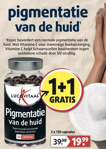 Lucovitaal pigmentatie van de huid' aanbieding