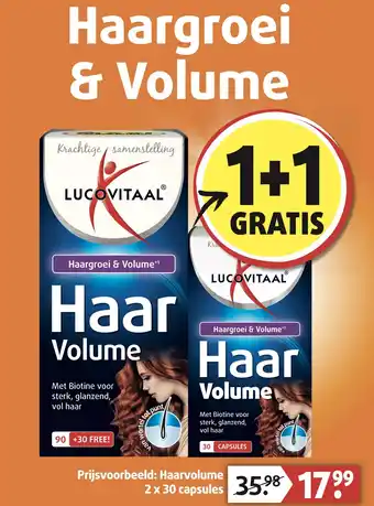 Lucovitaal Haargroei & Volume aanbieding