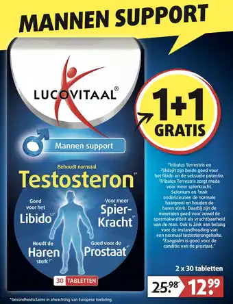 Lucovitaal MANNEN SUPPORT aanbieding